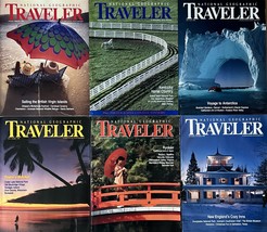 National Geographic Traveler Magazine January thru December 1990 - £11.81 GBP