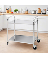 SOGA 2 Tier Food Cart Trolley Medium - $172.90