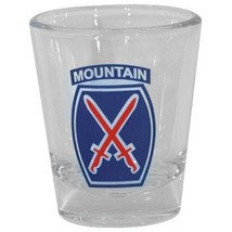 10th mountain division army 1.5 oz shot glass - £23.89 GBP