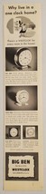 1948 Print Ad Westclox Big Ben Alarm Clocks 4 Models Shown - £12.67 GBP