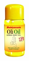 Baidyanath Oli Oil - Pure Olive Oil with Sandalwood &amp; Almonds, 200ml (Pack of 1) - £10.53 GBP