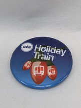 CTA Holiday Train Chicago Illinois 2&quot; Pinback - £21.35 GBP