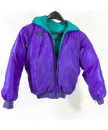 Britches Great Outdoors Blue and Green Down Puffer Jacket Wms Size Small - $39.59