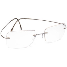 Silhouette Eyeglasses 7799 40 6102 Titan Silver/Brown Rimless Austria 58... - $199.99