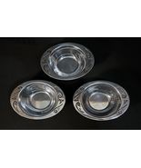 Lenox Spyro Design Pewter Oval Dip Bowls with Handles Set of 3 - $30.00