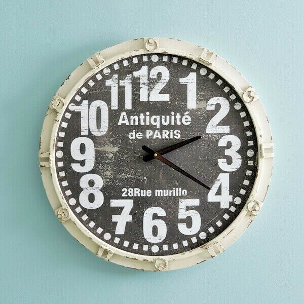 Antiquite De Paris large Wall Clock