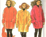 New Look 6112 Misses 8 to 18 Outerwear Long Car Coat Uncut Sewing Pattern - $13.96