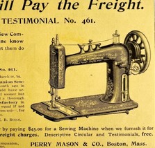 New Companion Sewing Machine 1894 Advertisement Victorian Free Shipping ADBN1e - £11.76 GBP