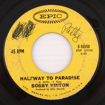 Bobby Vinton – Halfway To Paradise / Kristie - 1968 - 45 rpm 7&quot; Single 510350 - £5.59 GBP