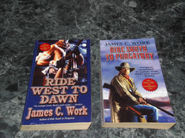 James C Work lot of 2 Western Paperbacks - £3.18 GBP