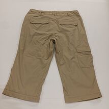 REI UPF 30+ Hiking Shorts Women’s Nylon Stretch Khaki/Tan Cargo Size 6 (30×17) image 2