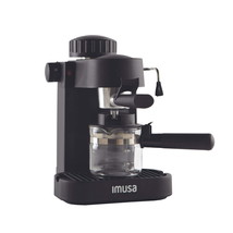 Imusa 4 Cup Capacity  Electric Espresso/Cappuccino Maker 800 Watts - Black - £40.33 GBP