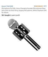 FINYIORE Microphone for Kids, Voice Changing Karaoke Micorphones Boys Gi... - €29,52 EUR