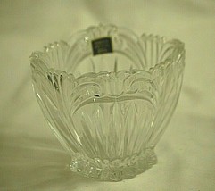Augustina Oneida Crystal 4-1/2&quot; Oval Bowl Made in Germany Discontinued Pattern - £34.13 GBP