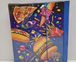 Vintage 1989 Lisa Frank Binder Stuart Hall Space Cosmic Burger Ice Cream... - $173.15