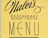 Naler&#39;s Fried Chicken Restaurant Menu Davis &amp; Winnetka Dallas Texas 1950&#39;s - $124.12
