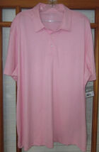 Falls Creek Performance Pink Polo Shirt Men&#39;s Short Sleeve Fast Dri Size... - $272.78 MXN