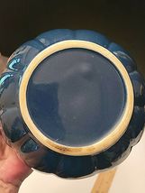 COBALT BLUE 6.5" BOWL SCALLOPED EDGES image 4