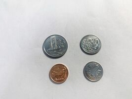 Cayman Islands Coin Set (4pcs) 2008–2013 Queen Elizabeth II Tropical Des... - $6.90 CAD