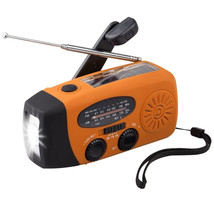 Emergency Crank Weather Radio 1000Mah Solar Hand Crank Portable Am/Fm/Noaa Radio - £31.35 GBP