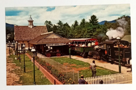 White Mt Central Railroad Station Clarks Lincoln NH Mike Roberts Postcard c1960s - £7.85 GBP