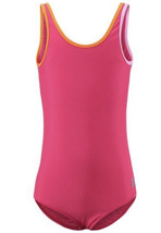NWT Reima Girls Tenerife Solid One Piece Swimsuit Pink Size 8 - £15.65 GBP