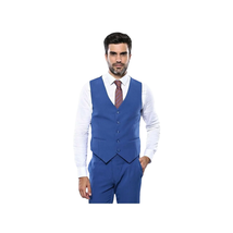 Men 3 Piece Suit WESSI by J.VALINTIN Extra Slim Fit JV3 Light Blue TURKEY USA image 5
