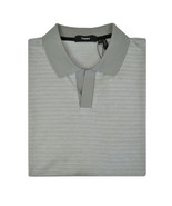  Theory Men&#39;s Flat Knit Polo Trace Jacquard Shirts, Grey Multi, XL (3207-9) - £79.02 GBP