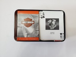 HARLEY DAVIDSON Limited Edition Playing Cards (2 Packs) in TIN 1998~ Mad... - £10.14 GBP