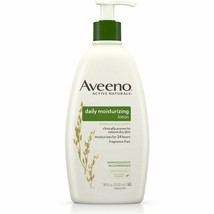 2 Pack Aveeno Daily Moisturizing Lotion With Oat For Dry Skin FRAGRANCE-FREE - £38.14 GBP