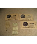  Vintage 1954 Baltimore &amp; Ohio Railroad Passenger Tickets Envelopes Jack... - €17,19 EUR