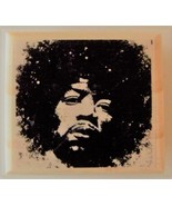 JIMI HENDRIX-NEW RELEASE! NEW mounted rubber stamp - $8.50