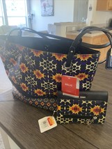 Relic Caraway Navy Floral Tote Medium Nwt $64 Retail - £18.81 GBP