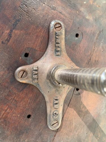Antique 19thC A.Merriam Piano Legno Girevole Sgabello Sedile Bench Sfera Claw Item image 12