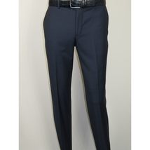 Men Suit BERLUSCONI Turkey Italian Wool 180's Double Breasted UGS94-09 Mid Blue image 11
