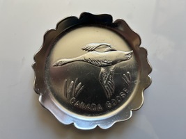 Vintage Canadian Aluminium Ashtray - Canada Goose - £2.88 GBP