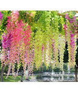 12pcs Wedding flower / wall hanging flower Long Flower garland / Ceiling... - $311.66 MXN