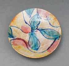 Dartington Petra Tilley Leaves Handmade Studio Art Pottery Bowl Dish 8 7/8&quot; - £79.00 GBP