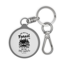Personalized Round Acrylic Keyring Tag, Durable TPU Cover and Robust Har... - $18.54