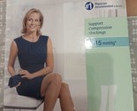 JOBST UltraSheer Support Compression Stockings 8-15mmHg Beige Thigh Larg... - $17.33
