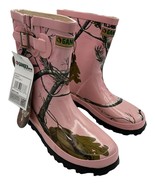 gander mountain youth wet trek rubber splash boot pink girls size 2 hunt... - $18.02