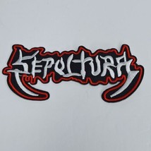 Sepultura embroidered Iron on patch Sew on Heavy Metal  - $5.91