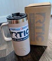 RTIC Travel Coffee Cup 16oz Beach Neutral Color New in Box - $15.00