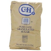 White Granulated Sugar - 2 bags - 50 lbs ea - $379.45