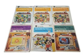 GE Show’N Tell Picturesound Program Lot 6- 1960s Disney Fairy Tales Wizard of Oz - £4.47 GBP