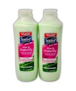 2 Bottles Suave Essentials Aloe & Waterlily Aloe Vera Vitamin E Conditioner 30oz - £18.94 GBP