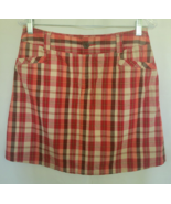 White Stag Women&#39;s Stretch Plaid Golfing Skort, Shorts/Skirt Size 6 Average - $18.69