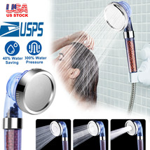 Ionic Filtration Shower Head + Handheld Spray High Pressure Water Saving Bathing - £21.32 GBP