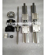 2setSBR20-1000mm Linear rail&amp;RM2010-1000mm Anti-backlashed Ballscrew&amp;BF1... - $3,946.76 MXN