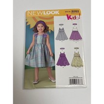 New Look Sewing Pattern 6063 Size A (1/2-4) Child's Dress and Headband - $5.94